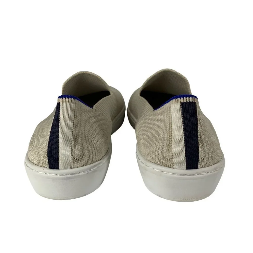 Rothy's THE SNEAKER in Sand Classic Slip-On Sneakers Size 7.5